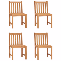 vidaXL Set da pranzo da giardino 5 pz 80x80 cm in legno massello di teak - Vista aggiuntiva 3