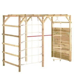 Struttura di Arrampicata 240x100x170cm Legno di Pino Impregnatocod mxl 130460