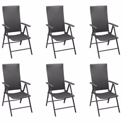 Set da Pranzo da Giardino 7 pz Nero e Marronecod mxl 96468 - Vista aggiuntiva 3