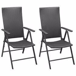 VidaXL 3060058 set mobili da esterno Nero - Vista aggiuntiva 3