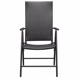 VidaXL 3060058 set mobili da esterno Nero - Vista aggiuntiva 5