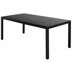 Set da Pranzo da Giardino 9 pz in Rattan PVC Nerocod mxl 69939 - Vista aggiuntiva 3
