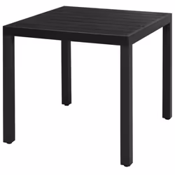 Set da Pranzo da Giardino 3 pz in Rattan PVC Nerocod mxl 69704 - Vista aggiuntiva 3