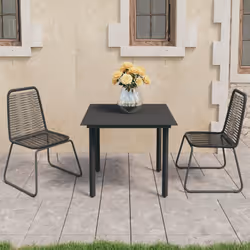 Questo set da pranzo da giardino è una scelta eccellente per il vostro giardino, patio o terrazza. La sedia da giardino è rea ...