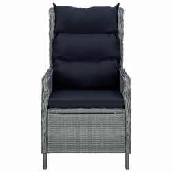 VidaXL 3060140 set mobili da esterno Nero - Vista aggiuntiva 6