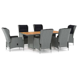 VidaXL 3060141 set mobili da esterno Nero