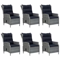 VidaXL 3060141 set mobili da esterno Nero - Vista aggiuntiva 3