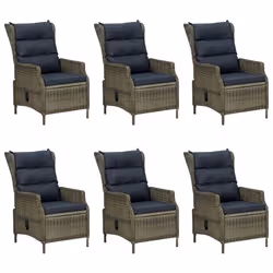 VidaXL 3060145 set mobili da esterno Nero - Vista aggiuntiva 3