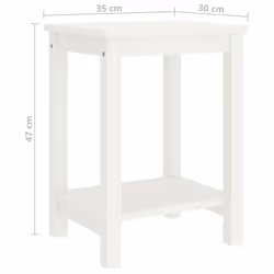 VidaXL 322210 comodino Bianco - Vista aggiuntiva 5