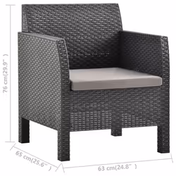 VidaXL 315641 set mobili da esterno - Vista aggiuntiva 8