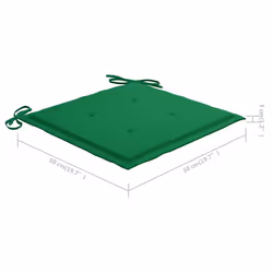 VidaXL 3060796 sedia da esterno Terrazzo Seduta imbottita Legno di acacia - Vista aggiuntiva 7