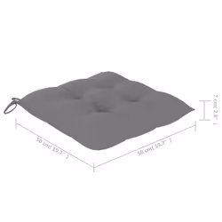 VidaXL 3060829 sedia da esterno Terrazzo Seduta imbottita Legno di acacia - Vista aggiuntiva 7
