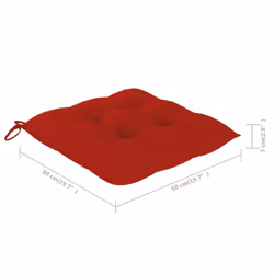 VidaXL 3060844 sedia da esterno Terrazzo Seduta imbottita Legno di acacia - Vista aggiuntiva 7