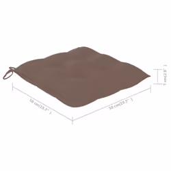 VidaXL 3060850 sedia da esterno Terrazzo Seduta imbottita Legno di acacia - Vista aggiuntiva 7