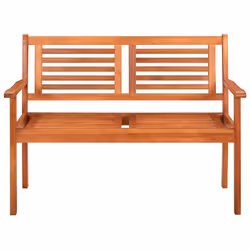 Panchina da Giardino 2Posti e Cuscino 120cm Massello Eucaliptocod mxl 96474 - Vista aggiuntiva 3