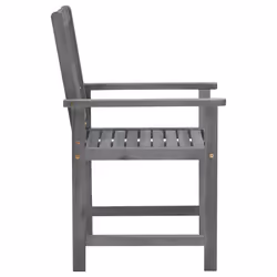 VidaXL 3061234 sedia da esterno Terrazzo Seduta imbottita Legno di acacia Grigio - Vista aggiuntiva 5