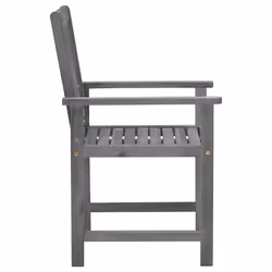 VidaXL 3061236 sedia da esterno Terrazzo Seduta imbottita Legno di acacia Grigio - Vista aggiuntiva 6