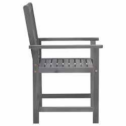 VidaXL 3061248 sedia da esterno Terrazzo Seduta imbottita Legno di acacia Grigio - Vista aggiuntiva 6