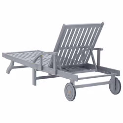 VidaXL 3061329 sedia da esterno Salone Seduta imbottita Legno di acacia Grigio - Vista aggiuntiva 6