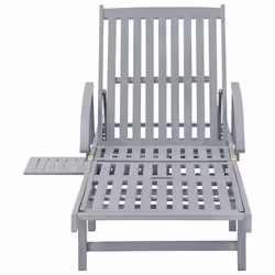VidaXL 3061330 sedia da esterno Salone Seduta imbottita Legno di acacia Grigio - Vista aggiuntiva 7
