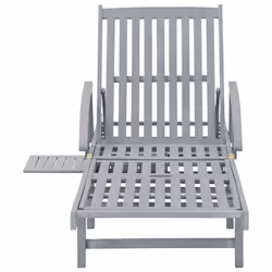 VidaXL 3061333 sedia da esterno Salone Seduta imbottita Legno di acacia Blu, Grigio - Vista aggiuntiva 7