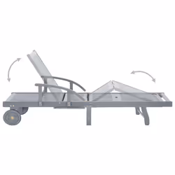 VidaXL 3061333 sedia da esterno Salone Seduta imbottita Legno di acacia Blu, Grigio - Vista aggiuntiva 8