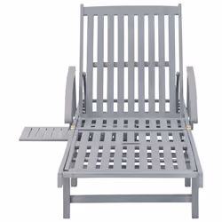 VidaXL 3061342 sedia da esterno Salone Seduta imbottita Legno di acacia Grigio - Vista aggiuntiva 7