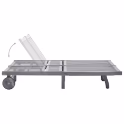 VidaXL 3061364 sedia da esterno Salone Seduta imbottita Legno di acacia Verde, Grigio - Vista aggiuntiva 3