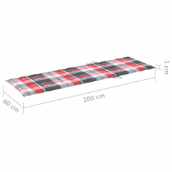 VidaXL 3061372 sedia da esterno Salone Seduta imbottita Legno di acacia Grigio - Vista aggiuntiva 7