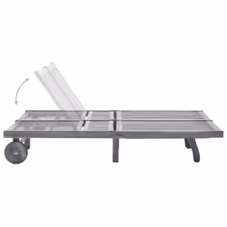 VidaXL 3061389 sedia da esterno Salone Seduta imbottita Legno di acacia Grigio