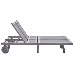 VidaXL 3061392 sedia da esterno Salone Seduta imbottita Legno di acacia Beige, Grigio