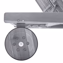 VidaXL 3061400 sedia da esterno Salone Seduta imbottita Legno di acacia Verde, Grigio - Vista aggiuntiva 4