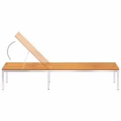 VidaXL 3061469 sedia da esterno Salone Seduta imbottita Legno di acacia, Acciaio inox Verde