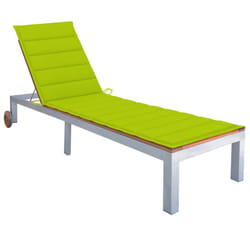 VidaXL 3061553 sedia da esterno Salone Seduta imbottita Legno di acacia, Acciaio galvanizzato Verde