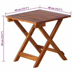 VidaXL 3061594 sedia da esterno Salone Seduta imbottita Legno di acacia Nero - Vista aggiuntiva 7