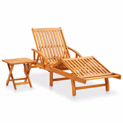 VidaXL 3061626 sedia da esterno Salone Seduta imbottita Legno di acacia Rosso