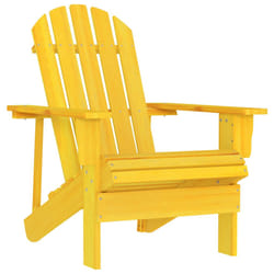 VidaXL 315874 sedia da esterno Legno Giallo