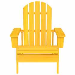 VidaXL 315874 sedia da esterno Legno Giallo - Vista aggiuntiva 2