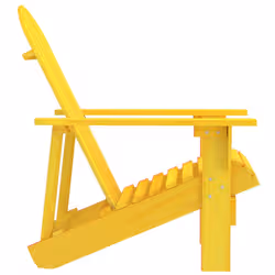 VidaXL 315874 sedia da esterno Legno Giallo - Vista aggiuntiva 3