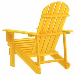 VidaXL 315874 sedia da esterno Legno Giallo - Vista aggiuntiva 4