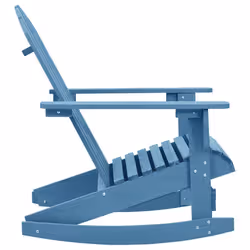 VidaXL 315885 sedia da esterno Legno Blu - Vista aggiuntiva 3