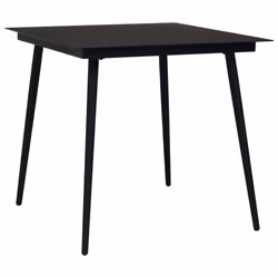 vidaXL Set da Pranzo da Giardino 3 pz in Rattan PVC Nero - Vista aggiuntiva 3