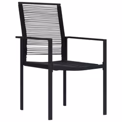 VidaXL 3060255 set mobili da esterno Nero - Vista aggiuntiva 3