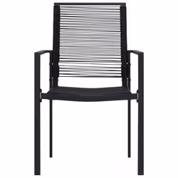 VidaXL 3060255 set mobili da esterno Nero - Vista aggiuntiva 4