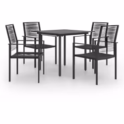 Crea un'estetica avvincente e coesa nel vostro spazio esterno con questo set da pranzo da giardino! Il tavolo da pranzo e le ...
