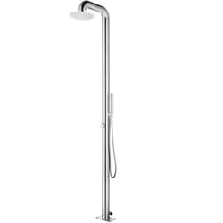 Vidaxl - Doccia da Giardino 225 cm in Acciaio Inossidabile