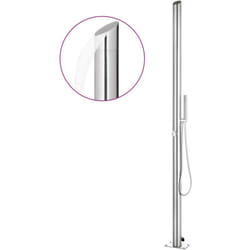 Vidaxl - Doccia da Giardino 220 cm in Acciaio Inossidabile