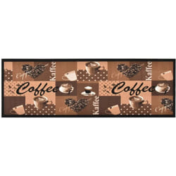 Vidaxl - Tappetino da Cucina Lavabile Caffè Marrone 60x180 cm