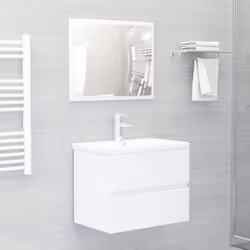 Con questo elegante set di mobili da bagno, potete creare ulteriore spazio di stoccaggio per il vostro bagno con un aspetto o ...