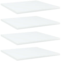Ripiani per Libreria 4pz Bianchi 40x40x1,5 cm Legno Multistrato Vidaxl 821009